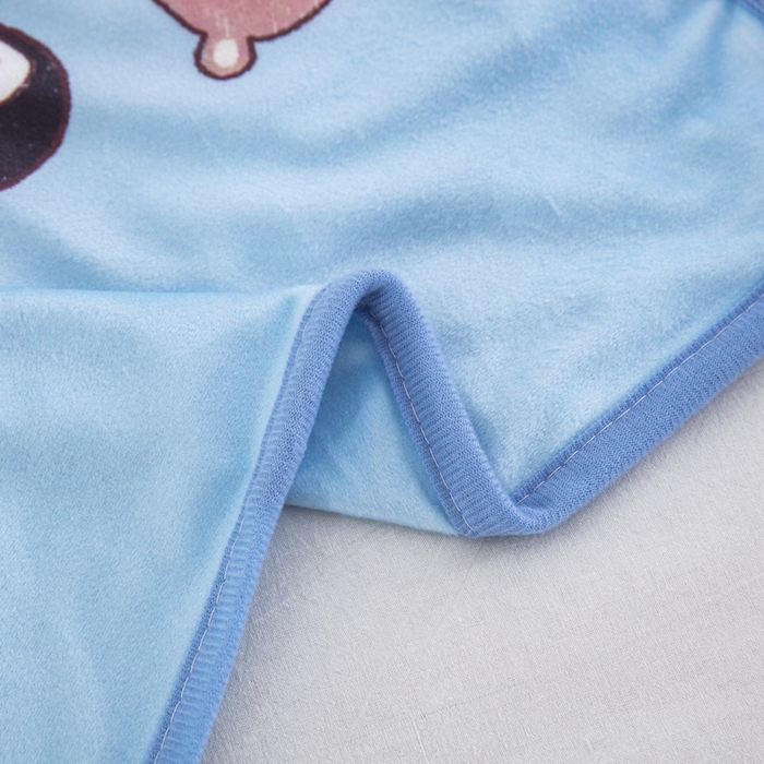 91家纺网 家纺一手货源 找家纺 大黄蜂家居家纺 2025新款秋冬水晶绒儿童包边定位枕套枕头枕芯 动物乐园