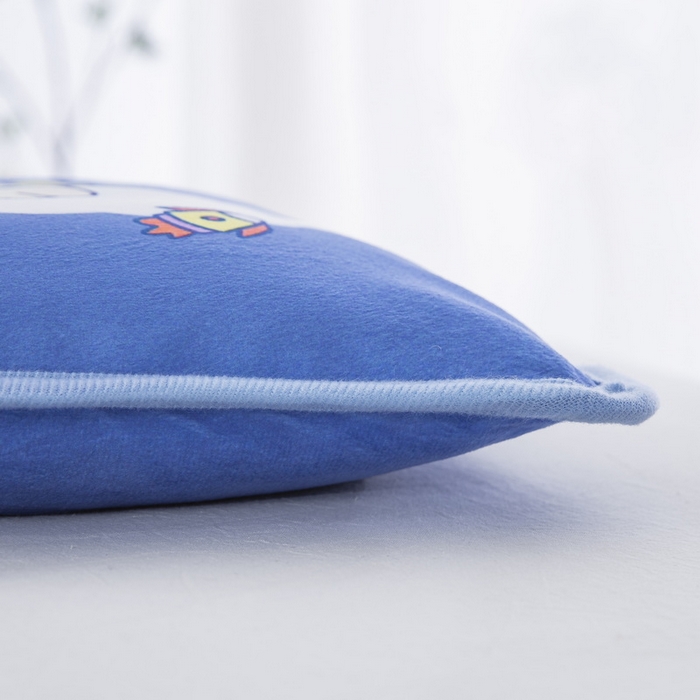 91家纺网 家纺一手货源 找家纺 大黄蜂家居家纺 2025新款秋冬水晶绒儿童包边定位枕套枕头枕芯 太空旅行