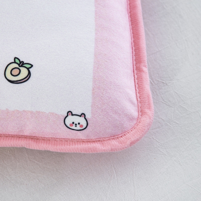 91家纺网 家纺一手货源 找家纺 大黄蜂家居家纺 2025新款秋冬水晶绒儿童包边定位枕套枕头枕芯 小女孩