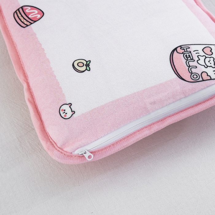 91家纺网 家纺一手货源 找家纺 大黄蜂家居家纺 2025新款秋冬水晶绒儿童包边定位枕套枕头枕芯 小女孩