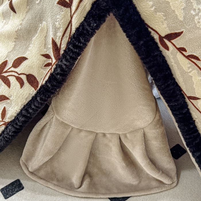 91家纺网 家纺一手货源 找家纺 诺梵家纺 2025新款兔毛绒包边 雕花绒四件套 苏乡