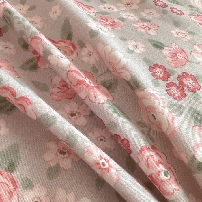 91家纺网 家纺一手货源 找家纺 慕晨 2025新款秋冬全棉纯棉加厚磨毛法式花边数码印简奢高级公主风四件套直播热卖 艾莉