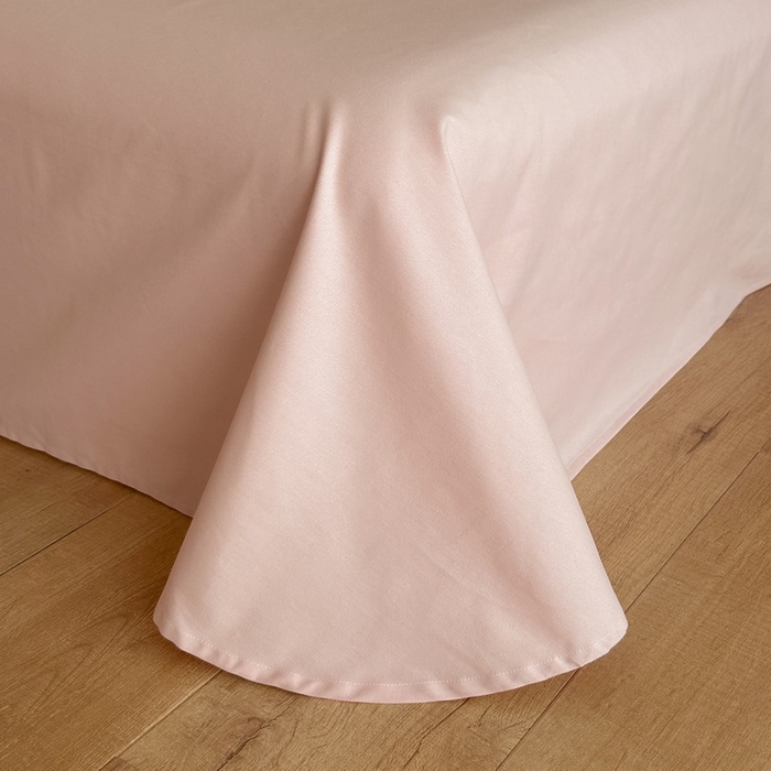 91家纺网 家纺一手货源 找家纺 慕晨 2025新款秋冬全棉纯棉加厚磨毛法式花边数码印简奢高级公主风四件套直播热卖 浪漫人生 粉