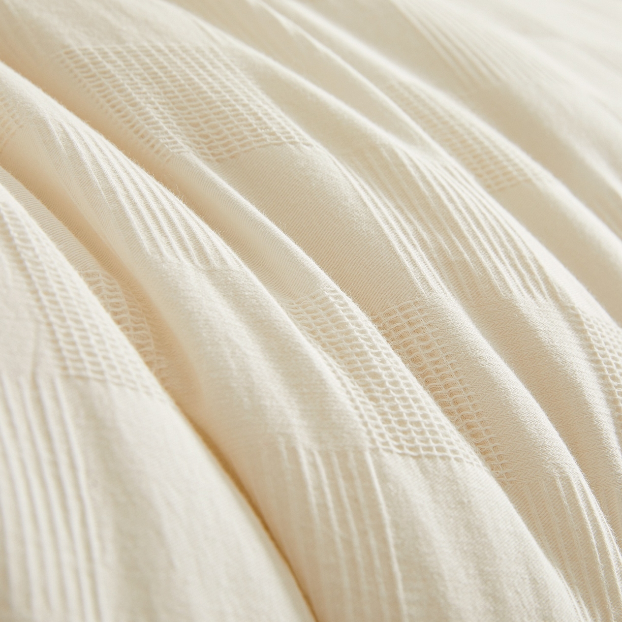 91家纺网 家纺一手货源 找家纺 初相识 2025新款全棉提花大豆被30%大豆纤维被华夫格纯棉被子被芯加厚冬被春秋被夏被 全棉提花素雅白