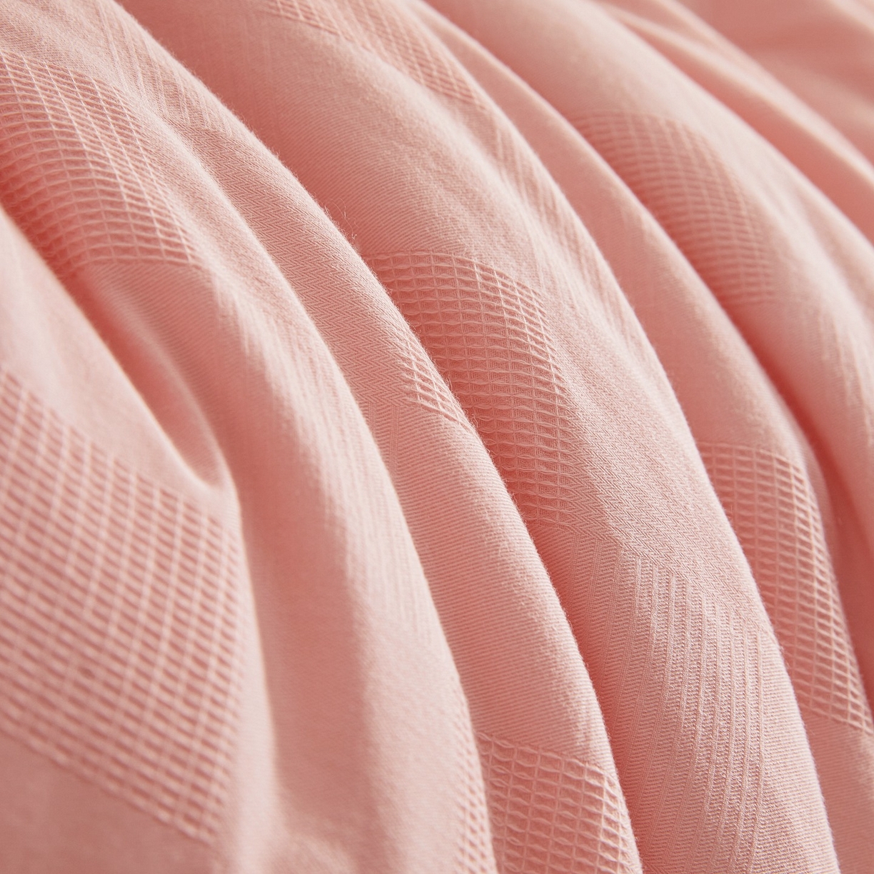 91家纺网 家纺一手货源 找家纺 初相识 2025新款全棉提花大豆被30%大豆纤维被华夫格纯棉被子被芯加厚冬被春秋被夏被 全棉提花贵妃粉