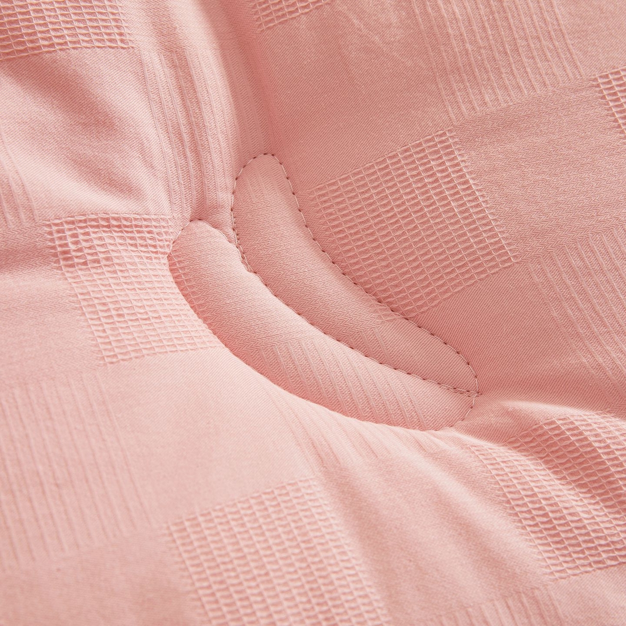 91家纺网 家纺一手货源 找家纺 初相识 2025新款全棉提花大豆被30%大豆纤维被华夫格纯棉被子被芯加厚冬被春秋被夏被 全棉提花贵妃粉