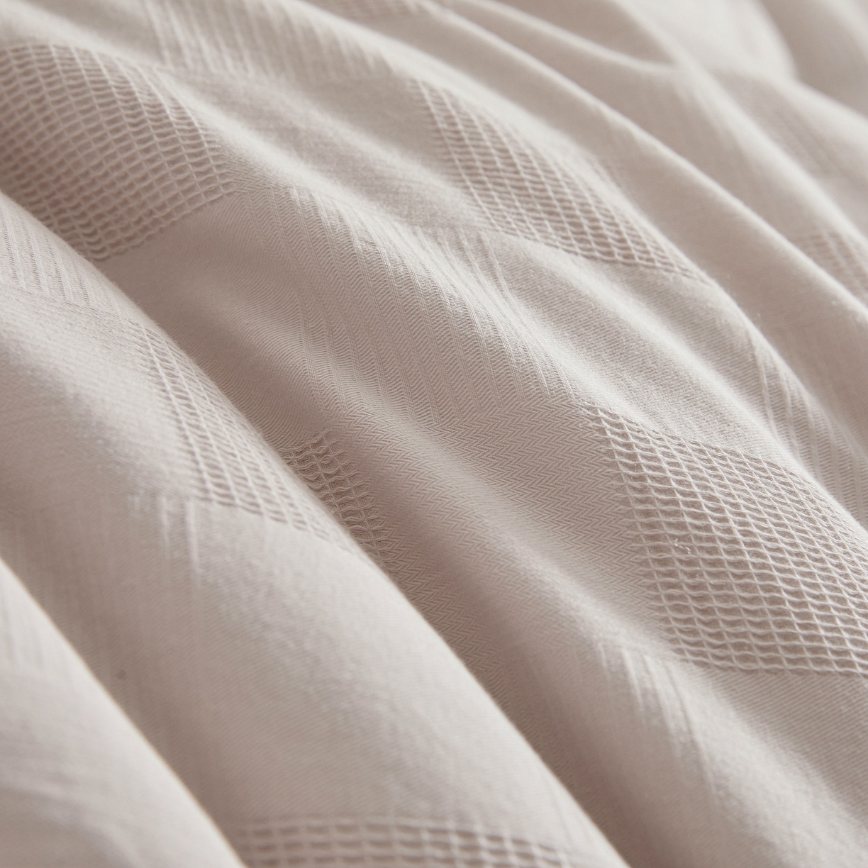 91家纺网 家纺一手货源 找家纺 初相识 2025新款全棉提花大豆被30%大豆纤维被华夫格纯棉被子被芯加厚冬被春秋被夏被 全棉提花绅士灰