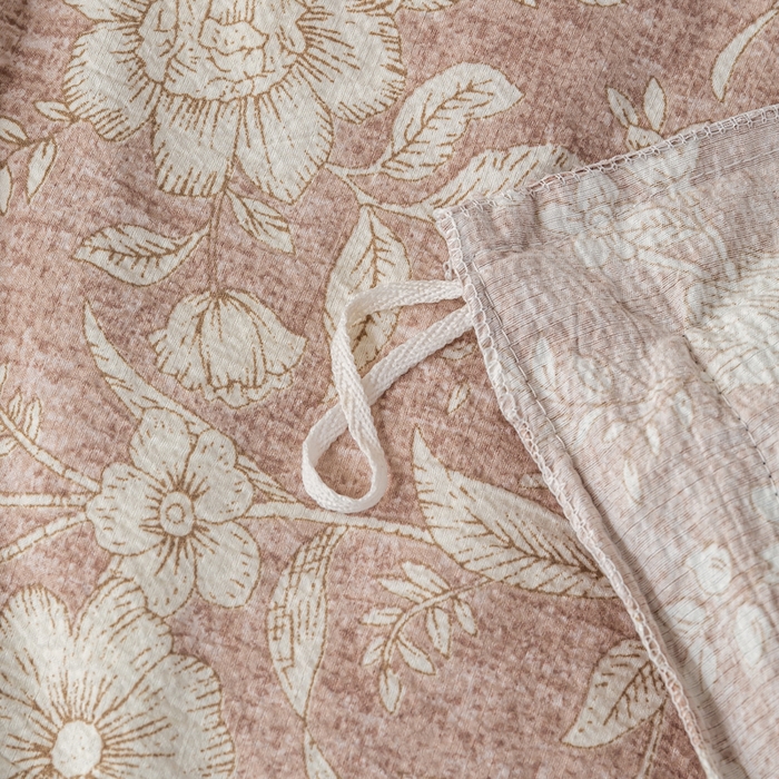 91家纺网 家纺一手货源 找家纺 （总）大麦家纺 2025新款水洗亚麻花边四件套