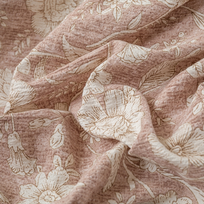 91家纺网 家纺一手货源 找家纺 （总）大麦家纺 2025新款水洗亚麻花边四件套