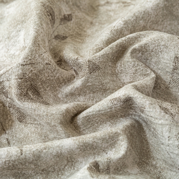 91家纺网 家纺一手货源 找家纺 大麦家纺 2025新款水洗亚麻花边四件套 颂青时