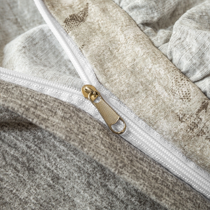 91家纺网 家纺一手货源 找家纺 大麦家纺 2025新款水洗亚麻花边四件套 颂青时