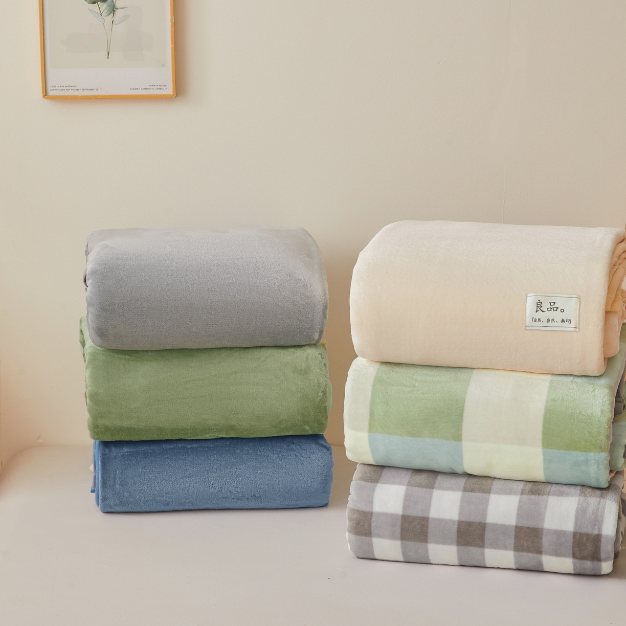 91家纺网 家纺一手货源 找家纺 （总）缦吉 2025新款加厚牛奶绒双面四季多功能毛毯毯子