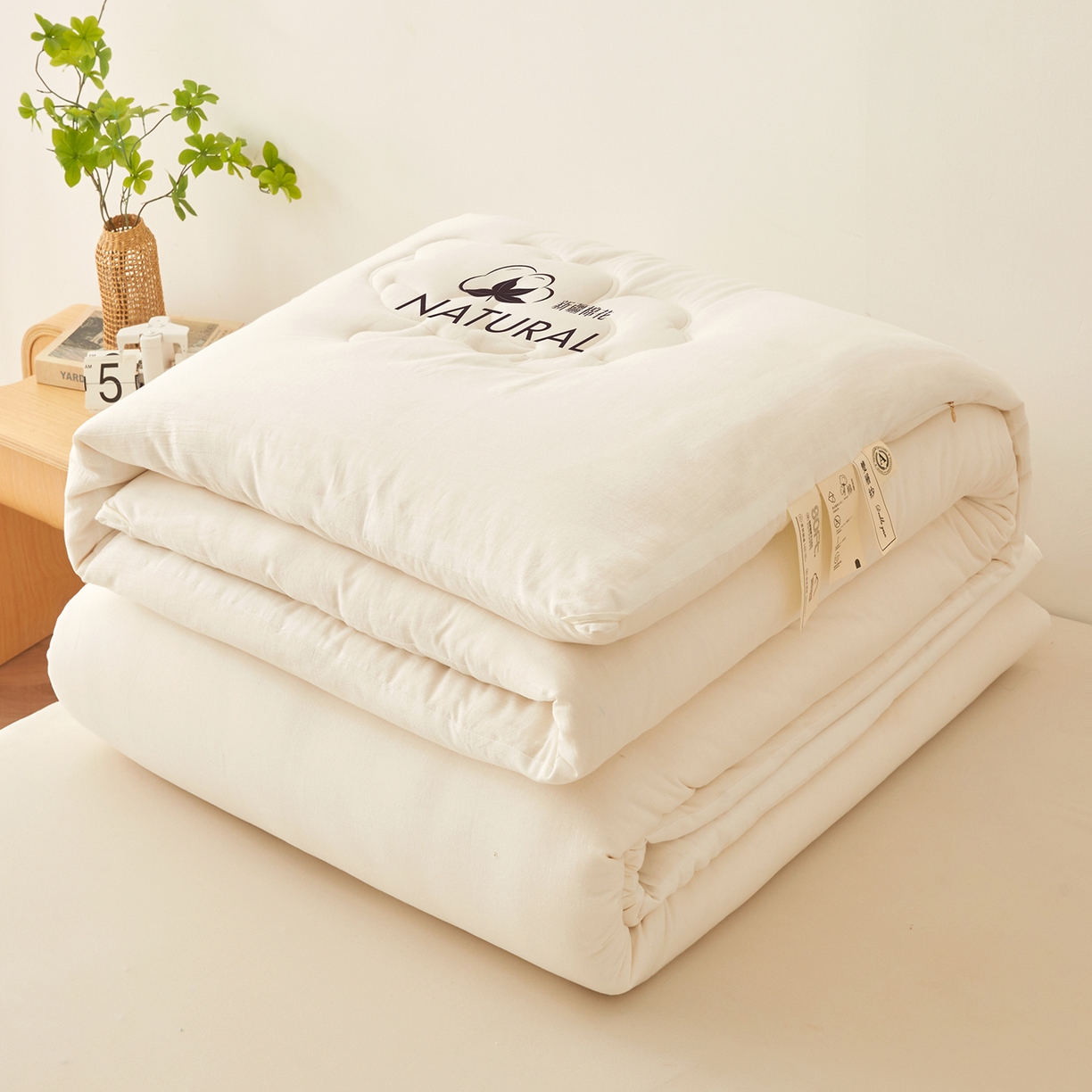 91家纺网 家纺一手货源 找家纺 （总）金喜 2025新款秋冬新款水洗棉100%新疆棉花被被子被芯春秋被加厚冬被