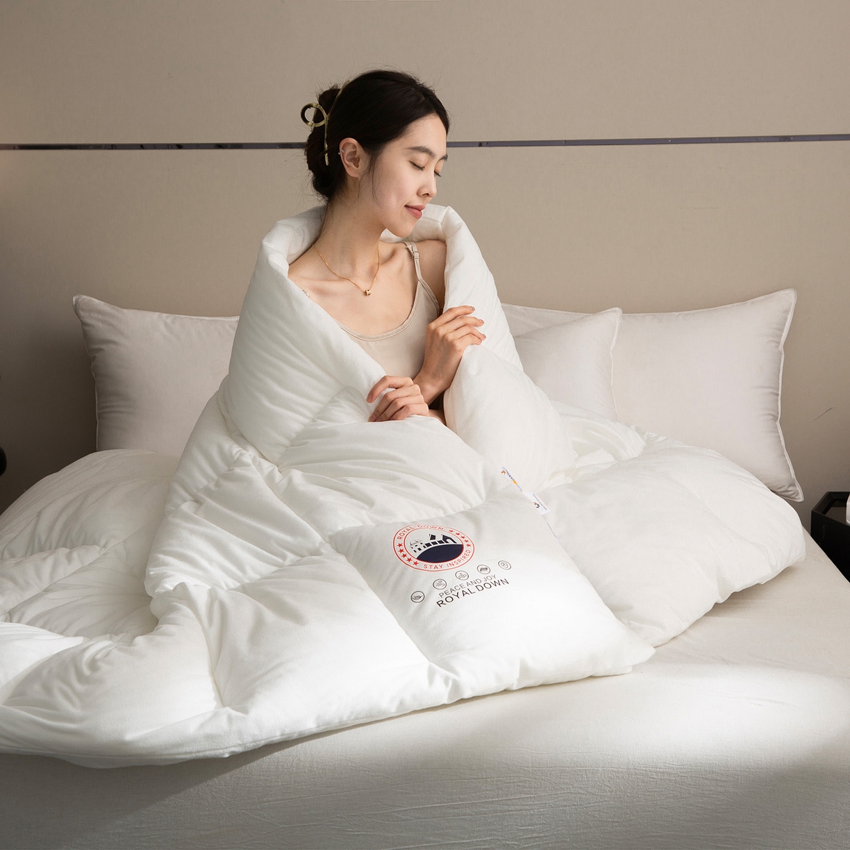 91家纺网 家纺一手货源 找家纺 （总）亚龙工厂店 2025新款冰岛绒羊绒蛋白被