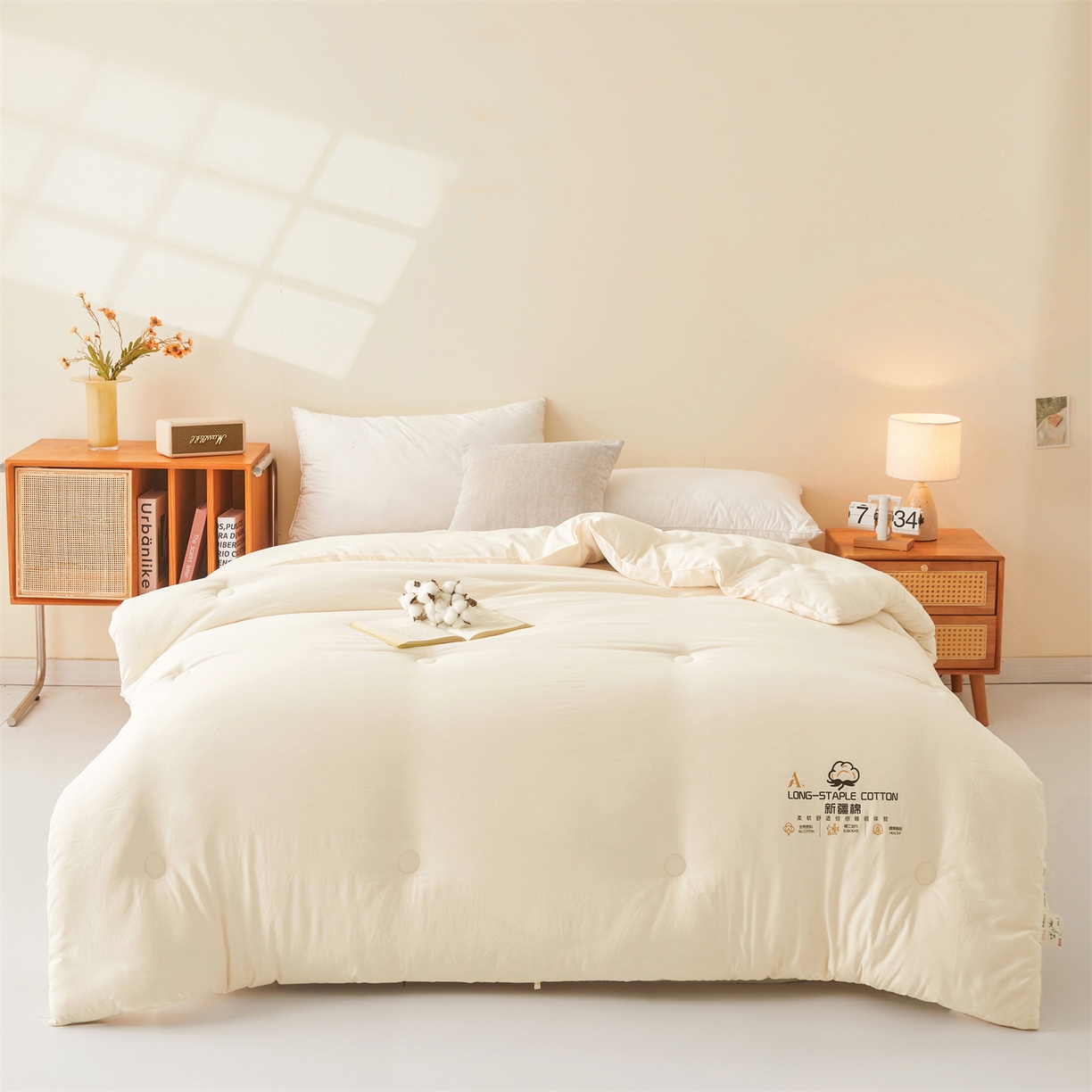 91家纺网 家纺一手货源 找家纺 （总）仁凯家纺 2025新款a类100%新疆棉花被 冬被春秋被 学生被子被芯（提供买家秀检测报告）