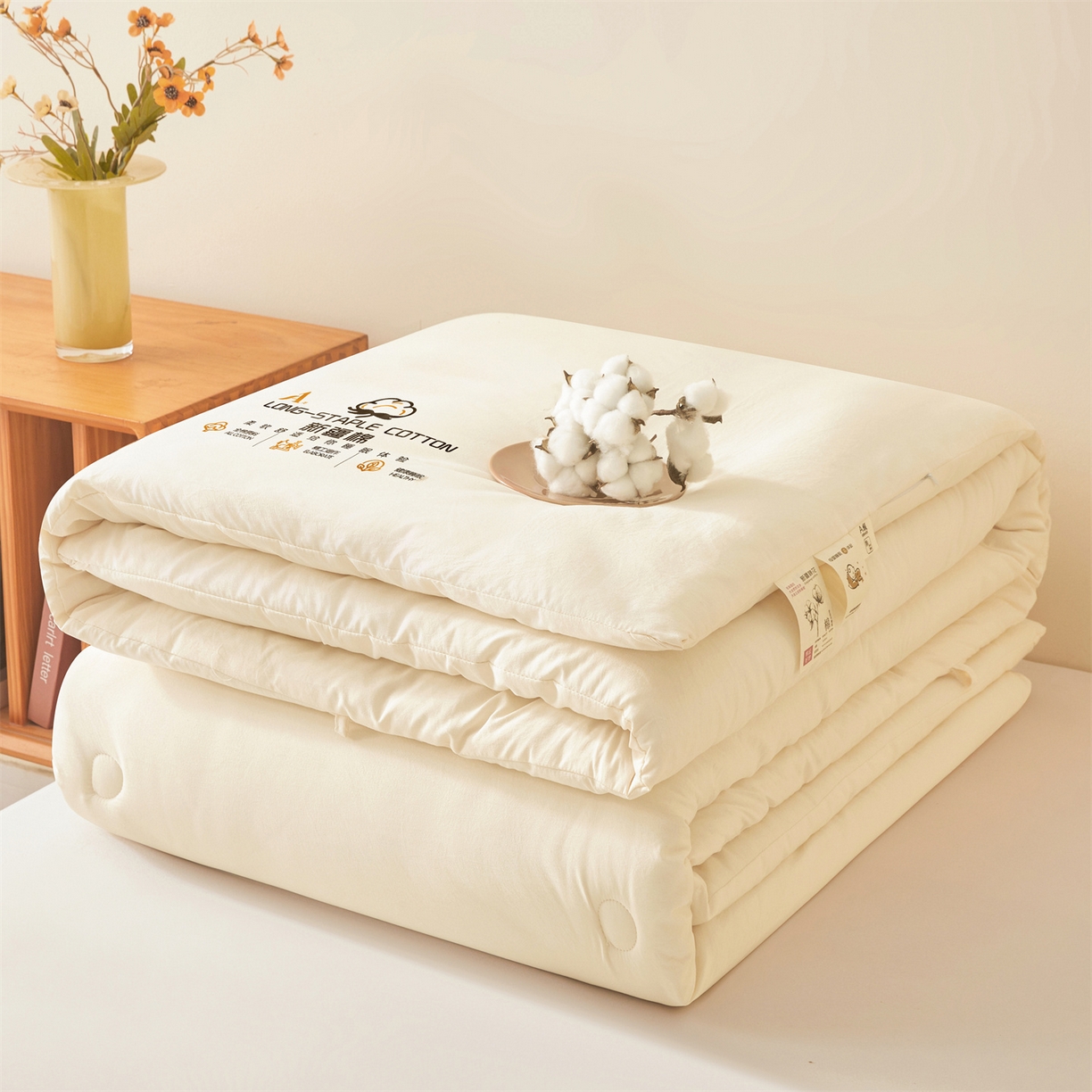 91家纺网 家纺一手货源 找家纺 （总）仁凯家纺 2025新款a类100%新疆棉花被 冬被春秋被 学生被子被芯（提供买家秀检测报告）