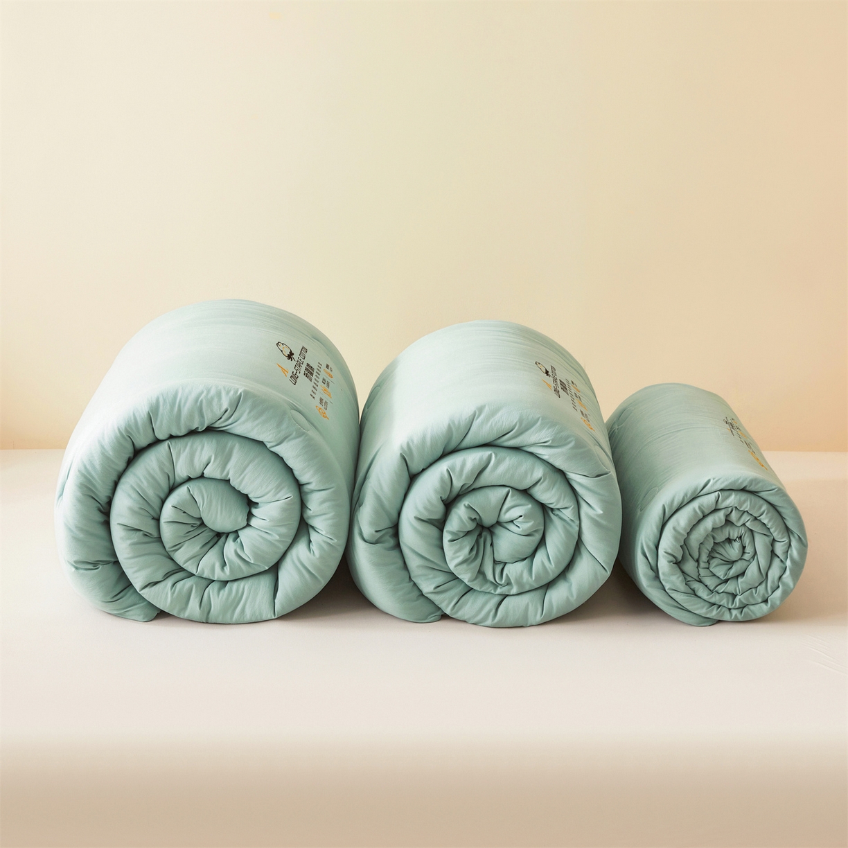 91家纺网 家纺一手货源 找家纺 仁凯家纺 2025新款a类100%新疆棉花被 冬被春秋被 学生被子被芯（提供买家秀检测报告） 新疆棉花-青果绿