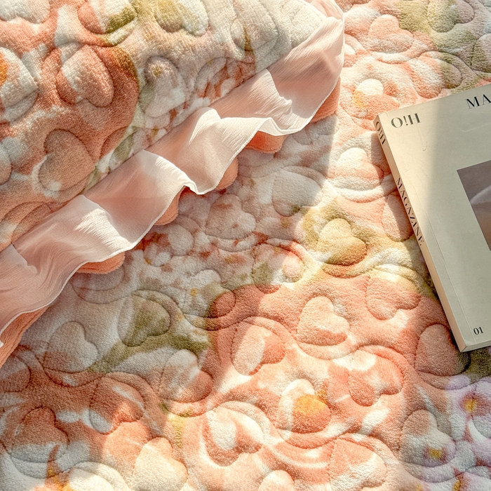 91家纺网 家纺一手货源 找家纺 （总）禧缘家纺（原梦想家） 2025新款夹棉双层花边牛奶绒枕套系列