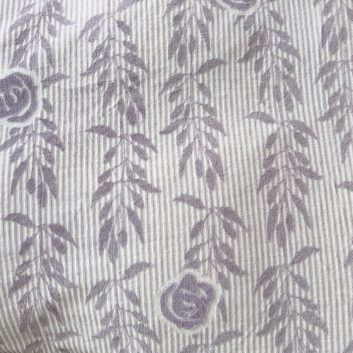 91家纺网 家纺一手货源 找家纺 找底底家纺 2025新款A类法式浪漫烂花赫本风牛奶绒四件套 素锦-紫