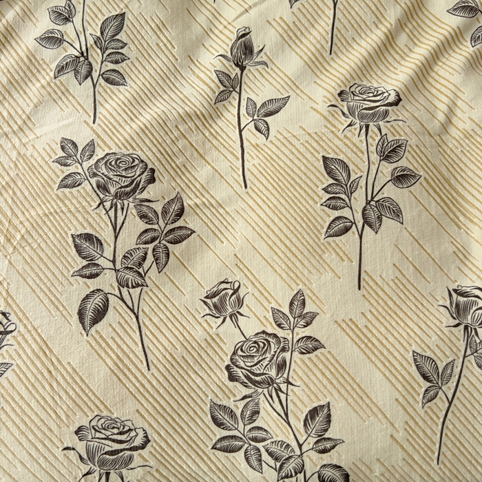 91家纺网 家纺一手货源 找家纺 找底底家纺 2025新款A类法式浪漫烂花赫本风牛奶绒四件套 暗香-奶咖