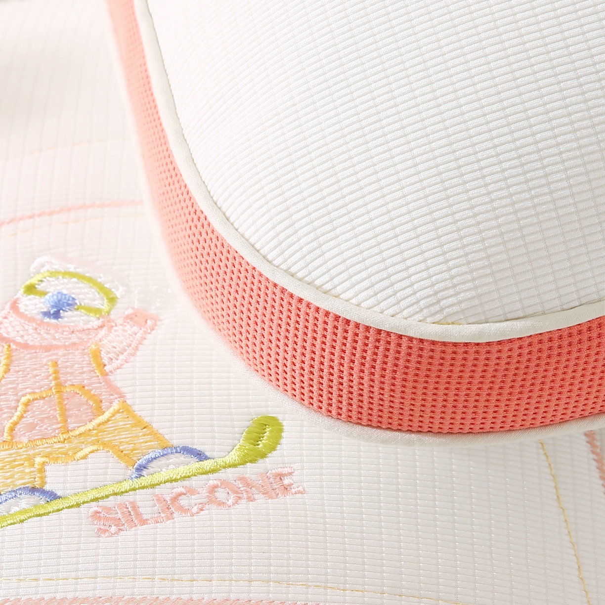 91家纺网 家纺一手货源 找家纺 金牛枕芯 2025新款滑板熊亲子枕决明子枕头乳胶夹层儿童枕成人枕头枕芯 滑板熊-红