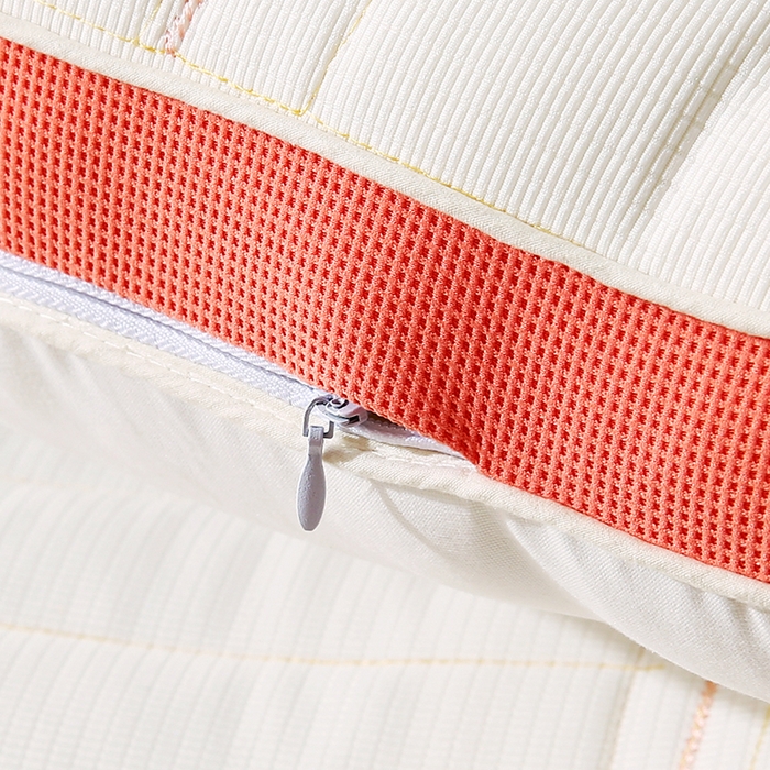 91家纺网 家纺一手货源 找家纺 金牛枕芯 2025新款滑板熊亲子枕决明子枕头乳胶夹层儿童枕成人枕头枕芯 滑板熊-红