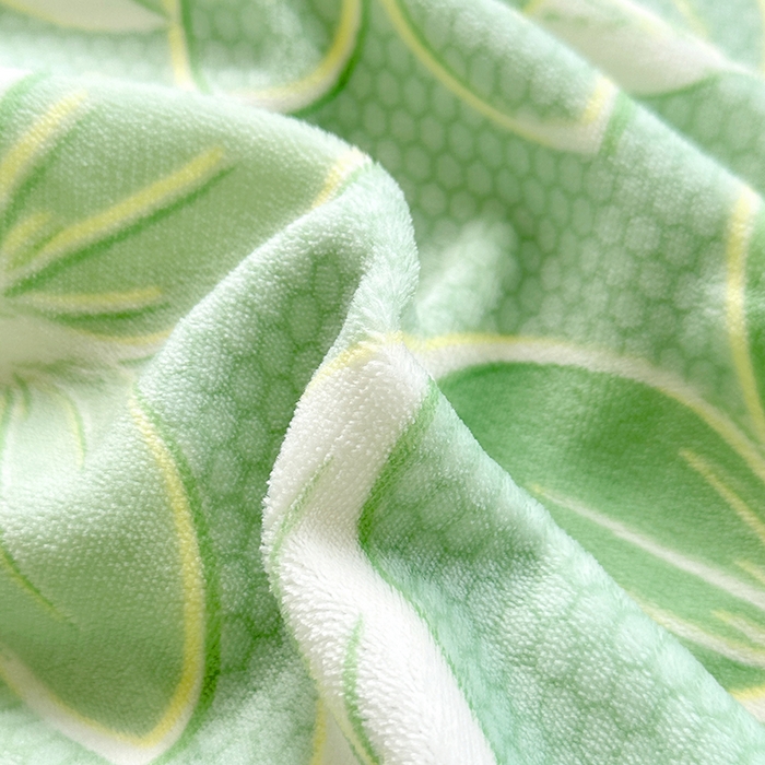 91家纺网 家纺一手货源 找家纺 家贝爱 2025新款高克重加厚牛奶绒床笠单床笠床笠单品 浅浅花语