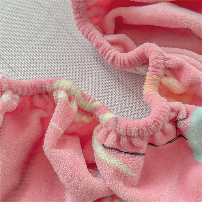 91家纺网 家纺一手货源 找家纺 家贝爱 2025新款高克重加厚牛奶绒床笠单床笠床笠单品 花开浪漫