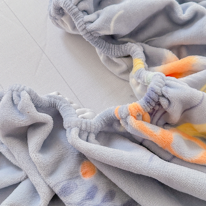 91家纺网 家纺一手货源 找家纺 家贝爱 2025新款高克重加厚牛奶绒床笠单床笠床笠单品 情人草灰