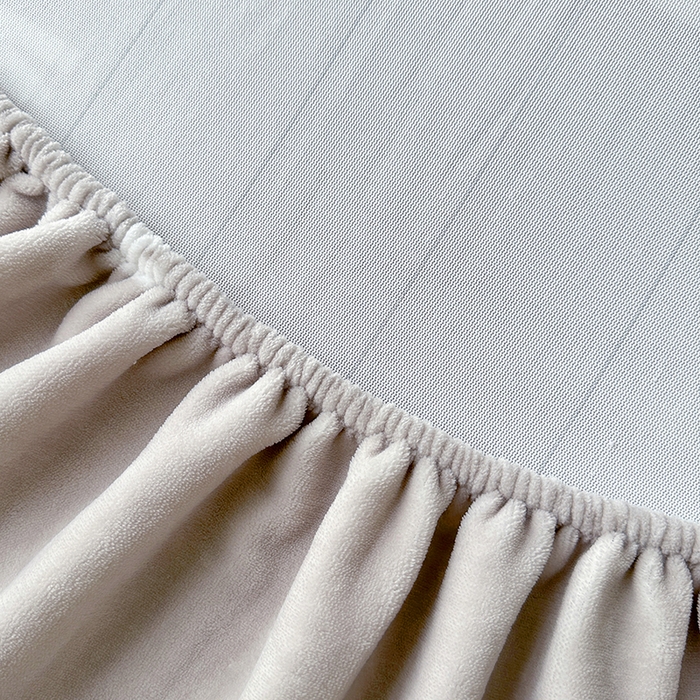 91家纺网 家纺一手货源 找家纺 家贝爱 2025新款高克重加厚牛奶绒床笠单床笠床笠单品 星月灰