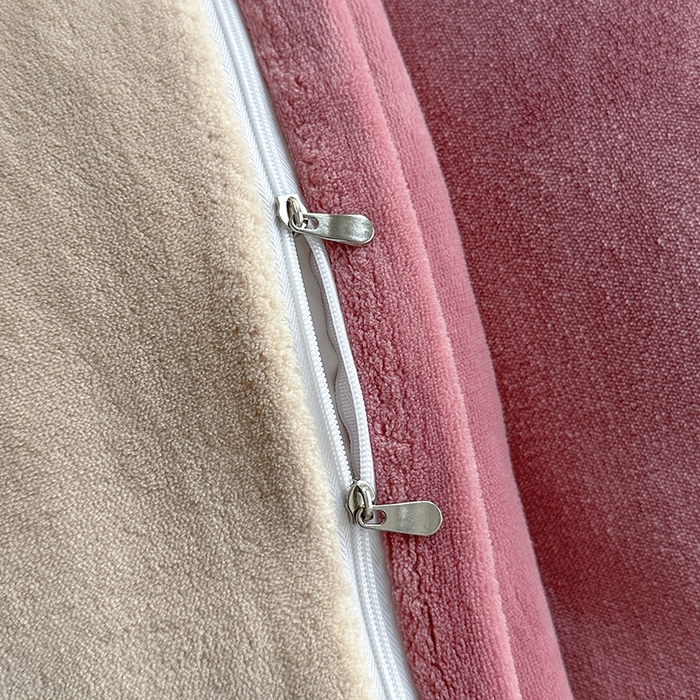 91家纺网 家纺一手货源 找家纺 宇彬家纺 2025新款母婴级牛奶绒婴儿绒刺绣四件套 山茶花 奶油粉-香槟