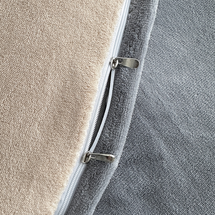 91家纺网 家纺一手货源 找家纺 宇彬家纺 2025新款母婴级牛奶绒婴儿绒刺绣四件套 山茶花 绅士灰-香槟