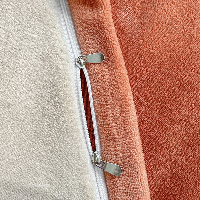 91家纺网 家纺一手货源 找家纺 宇彬家纺 2025新款母婴级牛奶绒婴儿绒刺绣四件套 M款 艾玛橙-香槟