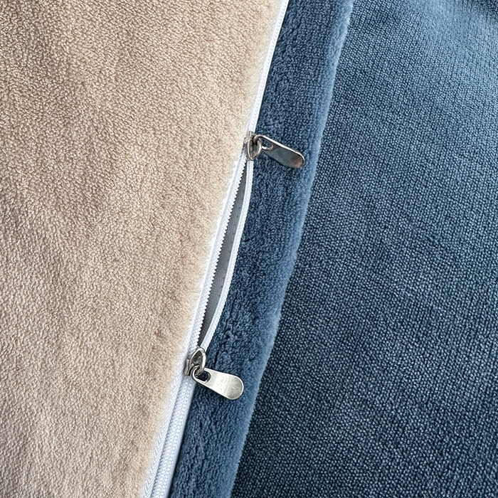 91家纺网 家纺一手货源 找家纺 宇彬家纺 2025新款母婴级牛奶绒婴儿绒刺绣四件套 M款 宾利蓝-香槟