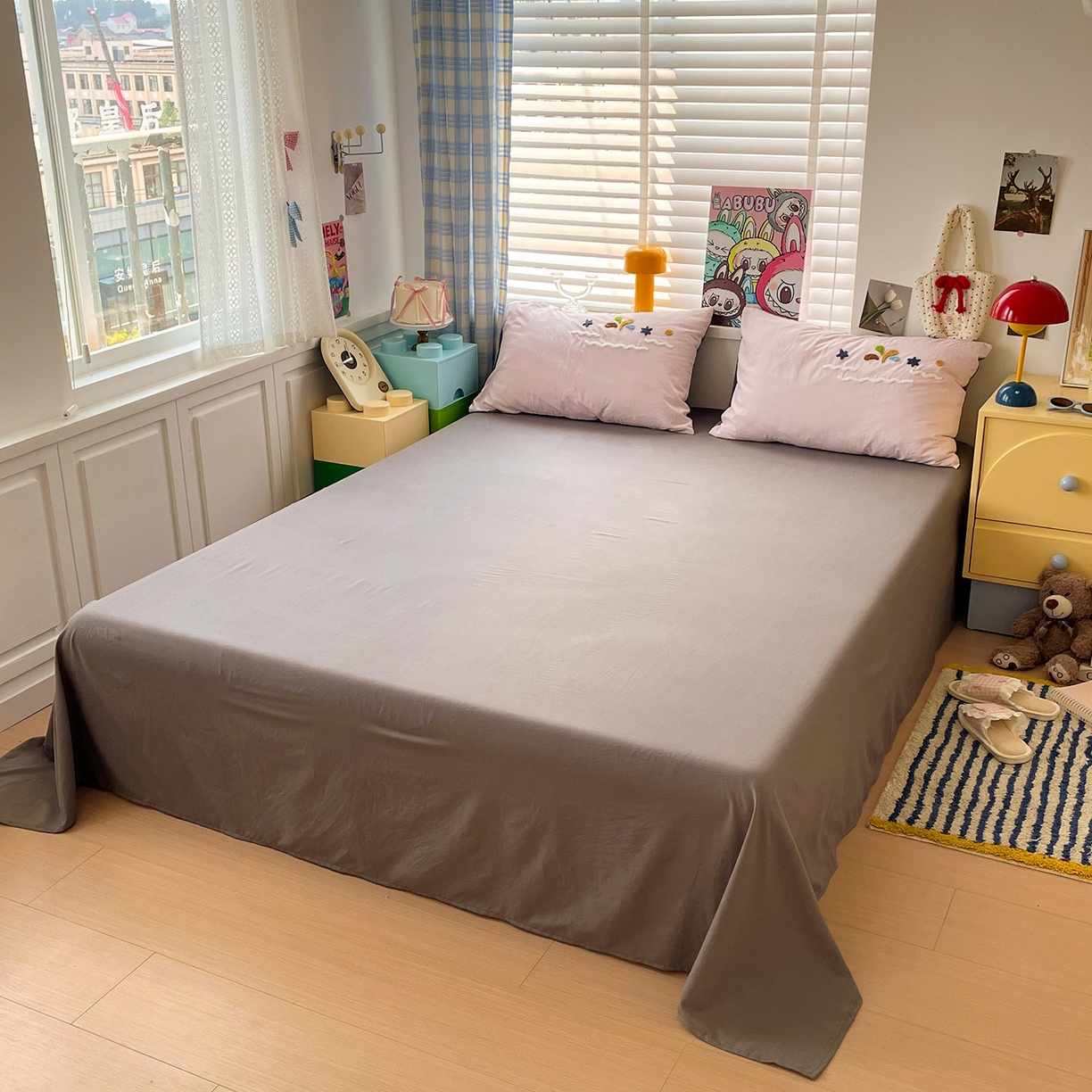 91家纺网 家纺一手货源 找家纺 凯洛奇 2025新款软糯1水洗棉毛巾绣卡通四件套（提供买家秀） 小鲸鱼