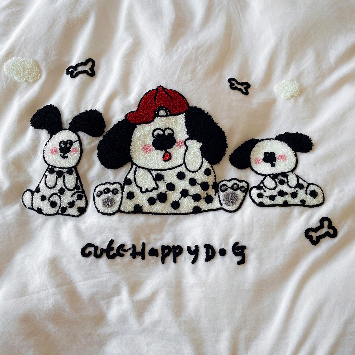 91家纺网 家纺一手货源 找家纺 （总）凯洛奇 2025新款软糯1水洗棉毛巾绣卡通四件套（提供买家秀）