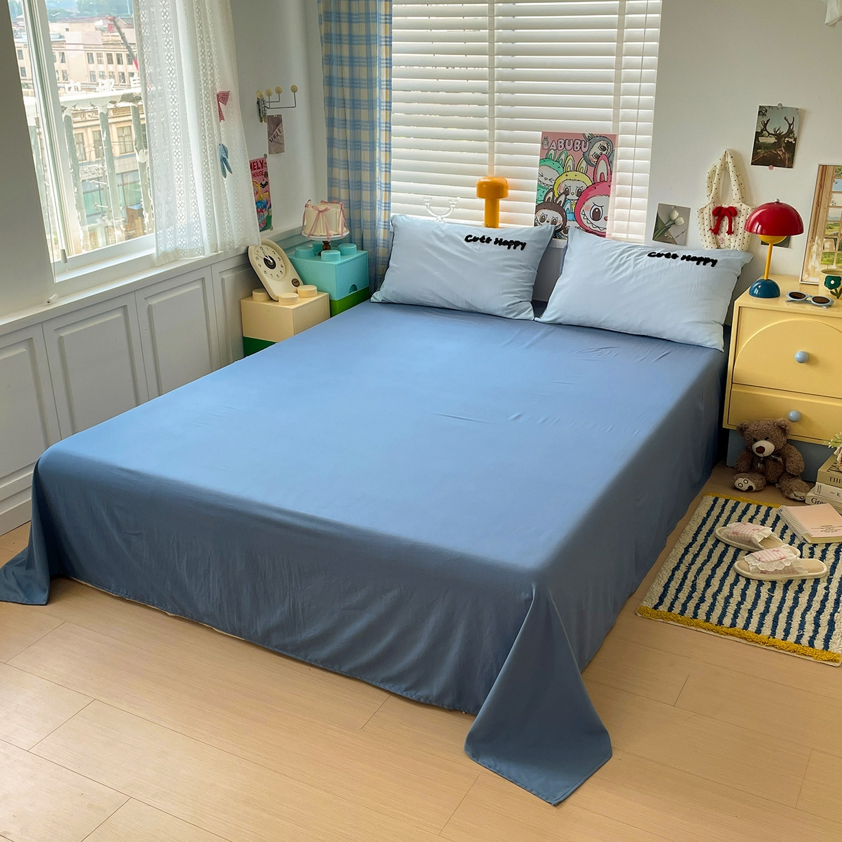 91家纺网 家纺一手货源 找家纺 凯洛奇 2025新款软糯1水洗棉毛巾绣卡通四件套（提供买家秀） 杰利