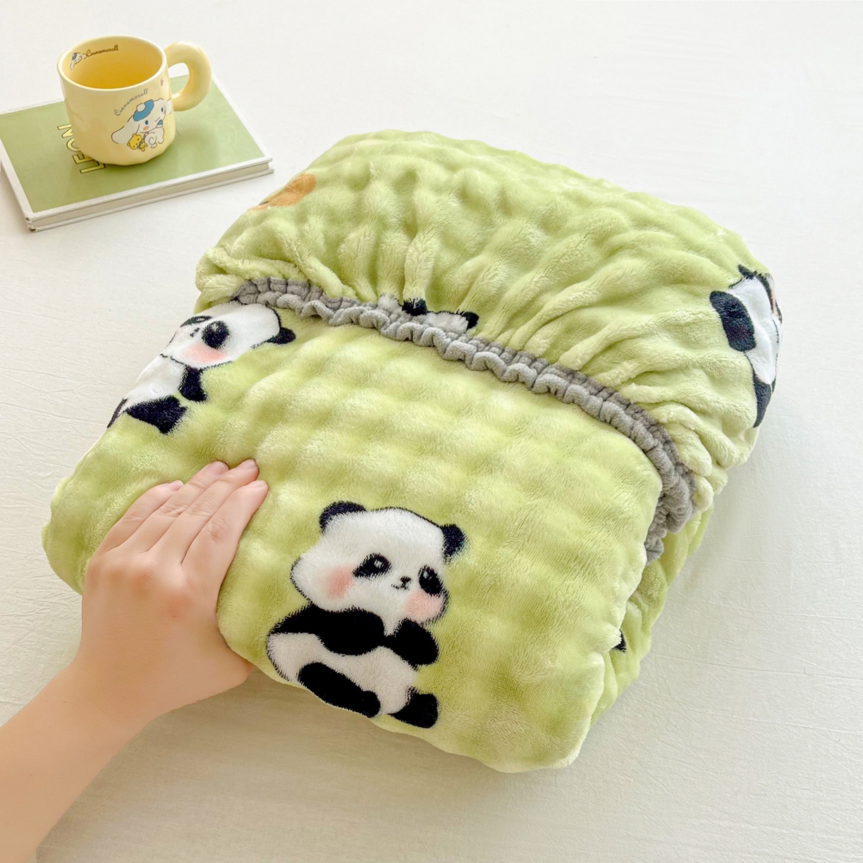 91家纺网 家纺一手货源 找家纺 慕梵家居 2025新款泡泡绒枕套泡泡兔绒床罩枕套外贸可以定做尺寸单品枕套枕套单件 小胖哒