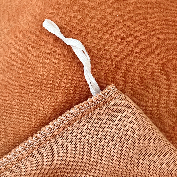 91家纺网 家纺一手货源 找家纺 宇彬家纺 2025新款母婴级牛奶绒婴儿绒刺绣四件套 H-艾玛橙