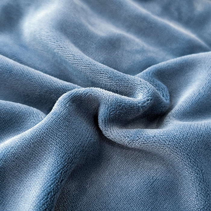 91家纺网 家纺一手货源 找家纺 宇彬家纺 2025新款母婴级牛奶绒婴儿绒刺绣四件套 H-宾利蓝