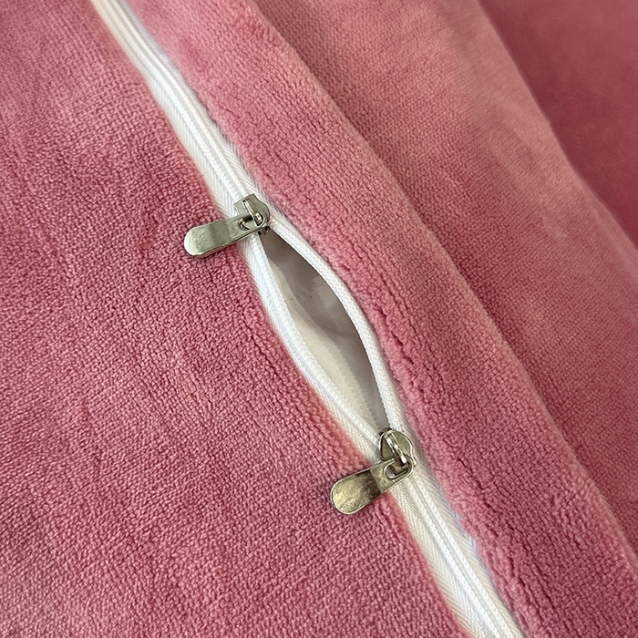 91家纺网 家纺一手货源 找家纺 宇彬家纺 2025新款母婴级牛奶绒婴儿绒刺绣四件套 H-奶油粉