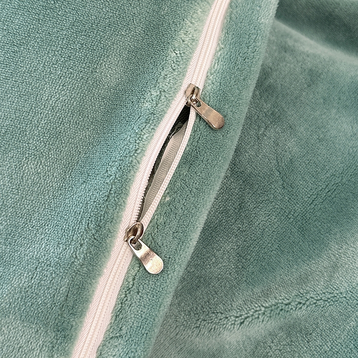 91家纺网 家纺一手货源 找家纺 宇彬家纺 2025新款母婴级牛奶绒婴儿绒刺绣四件套 H-炫彩绿