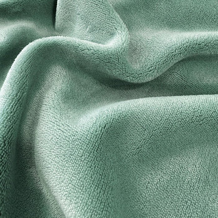 91家纺网 家纺一手货源 找家纺 宇彬家纺 2025新款母婴级牛奶绒婴儿绒刺绣四件套 H-炫彩绿