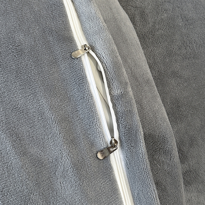 91家纺网 家纺一手货源 找家纺 宇彬家纺 2025新款母婴级牛奶绒婴儿绒刺绣四件套 爱心-绅士灰