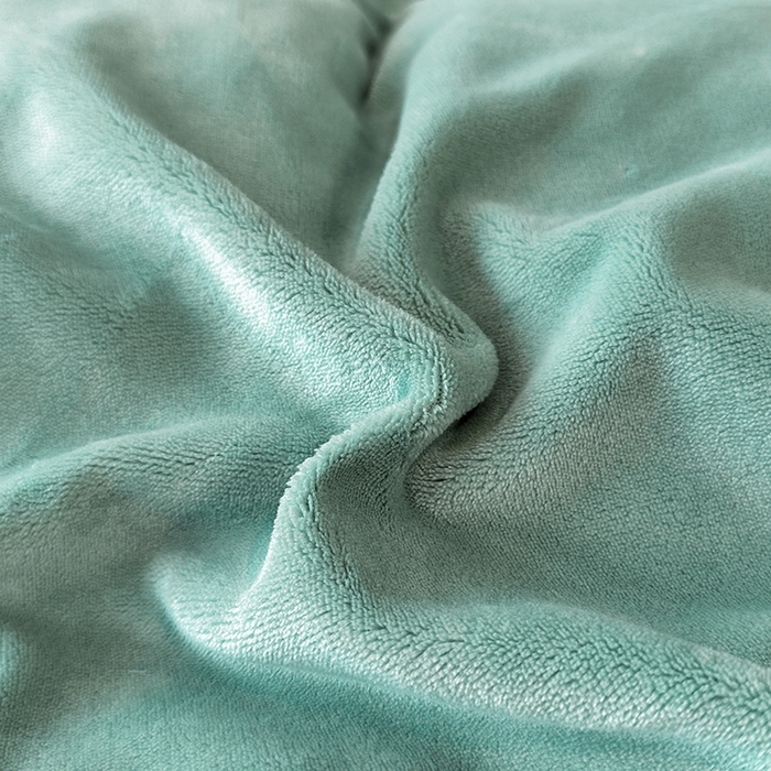 91家纺网 家纺一手货源 找家纺 宇彬家纺 2025新款母婴级牛奶绒婴儿绒刺绣四件套 爱心-炫彩绿