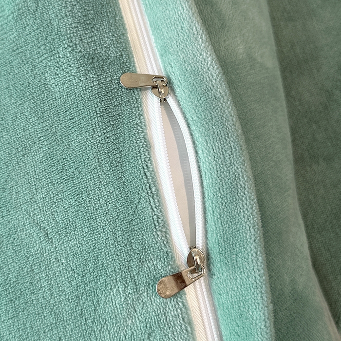 91家纺网 家纺一手货源 找家纺 宇彬家纺 2025新款母婴级牛奶绒婴儿绒刺绣四件套 爱心-炫彩绿