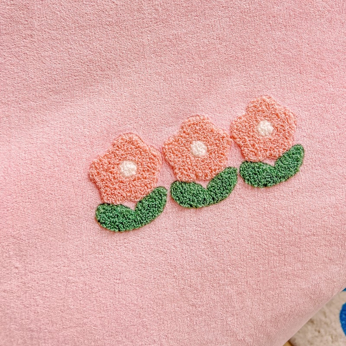 91家纺网 家纺一手货源 找家纺 （总）眷恋家纺 2025新款韩版毛巾绣小蕾丝荷叶边牛奶绒四件套迷你兔+樱桃兔系列