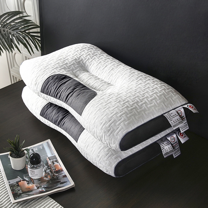 91家纺网 家纺一手货源 找家纺 （总）煌朝家纺  2025新款spa针织棉3D按摩枕助睡眠枕头枕芯