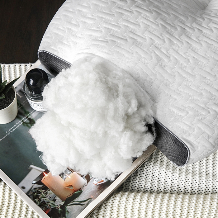 91家纺网 家纺一手货源 找家纺 （总）煌朝家纺  2025新款spa针织棉3D按摩枕助睡眠枕头枕芯