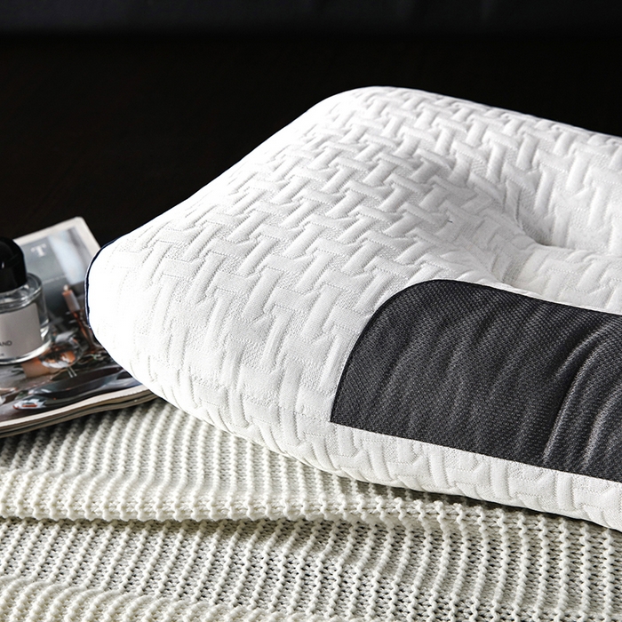 91家纺网 家纺一手货源 找家纺 （总）煌朝家纺  2025新款spa针织棉3D按摩枕助睡眠枕头枕芯